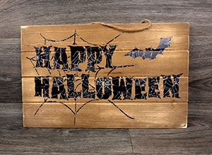 Picture showing the Happy Halloween cut file