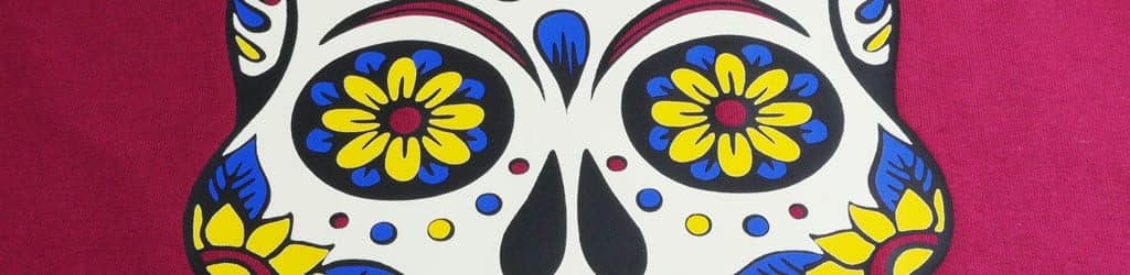 Create A Glow-In-The-Dark Sugar Skull Shirt Blog
